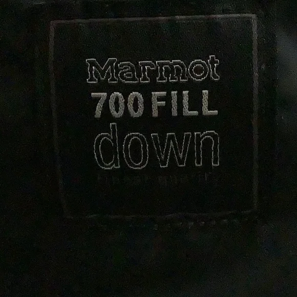 Men’s Medium Marmot Orange Down Puffer Jacket - Picture 10 of 12